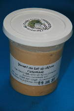 Chèvrerie des saules, Yaourt au lait de chèvre à la confiture d'abricot (12,5cℓ); 1,38 € Chèvrerie des saules, Yaourt au lait de chèvre à la confiture d'abricot (12,5cℓ); 1,38 €