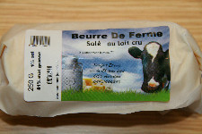 Vanériau, Beurre salé au lait cru (250gr); 2,57 € Vanériau, Beurre salé au lait cru (250gr); 2,57 €